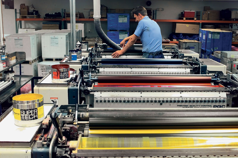 Direct Manufacturing Hourly Cost Rates for Printing Equipment