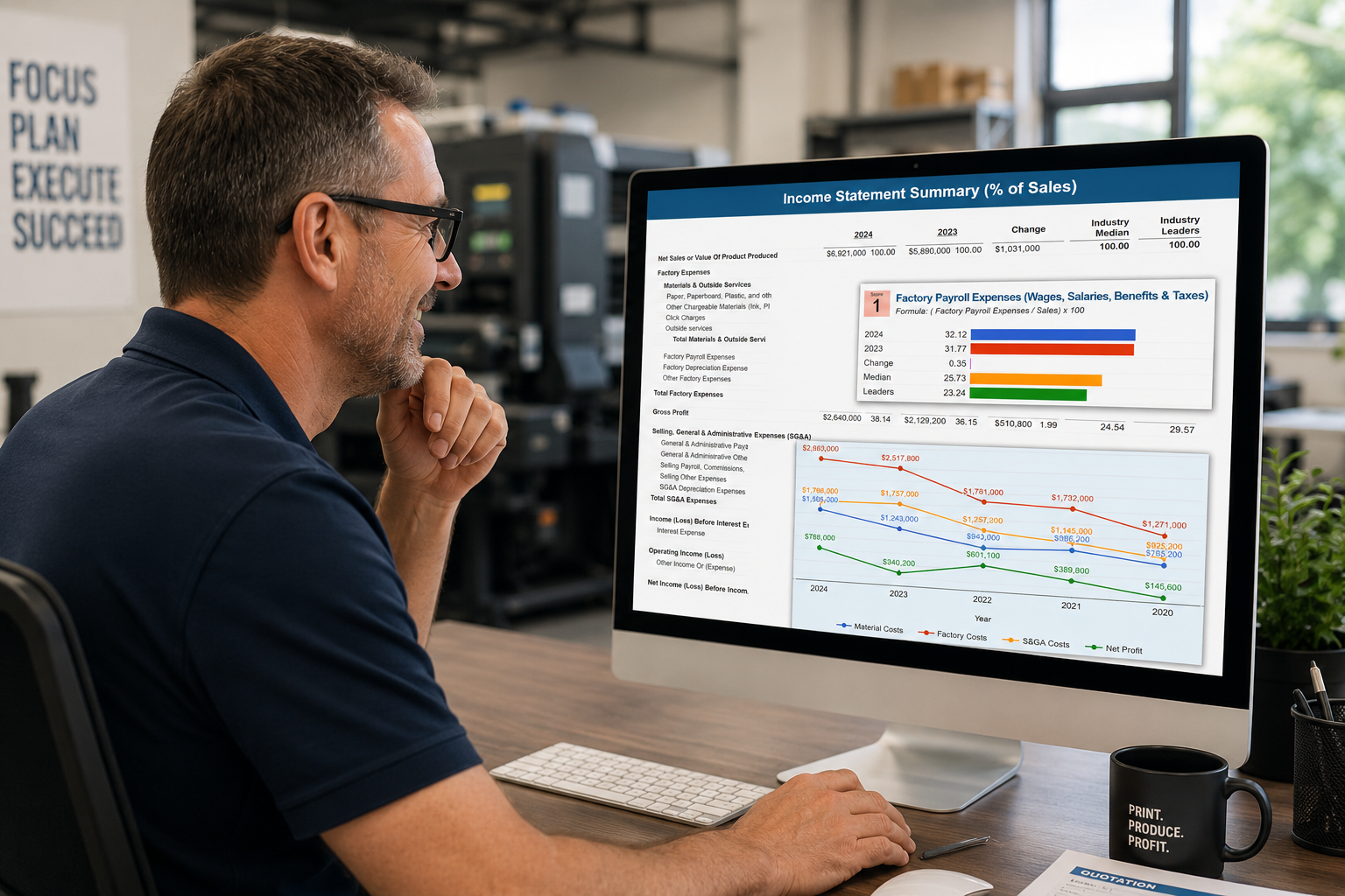 Print Business Advisor Screen Shots