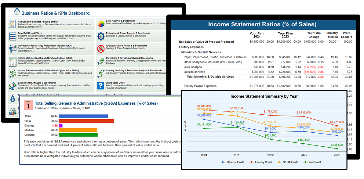 Print Business Advisor Screen Shots