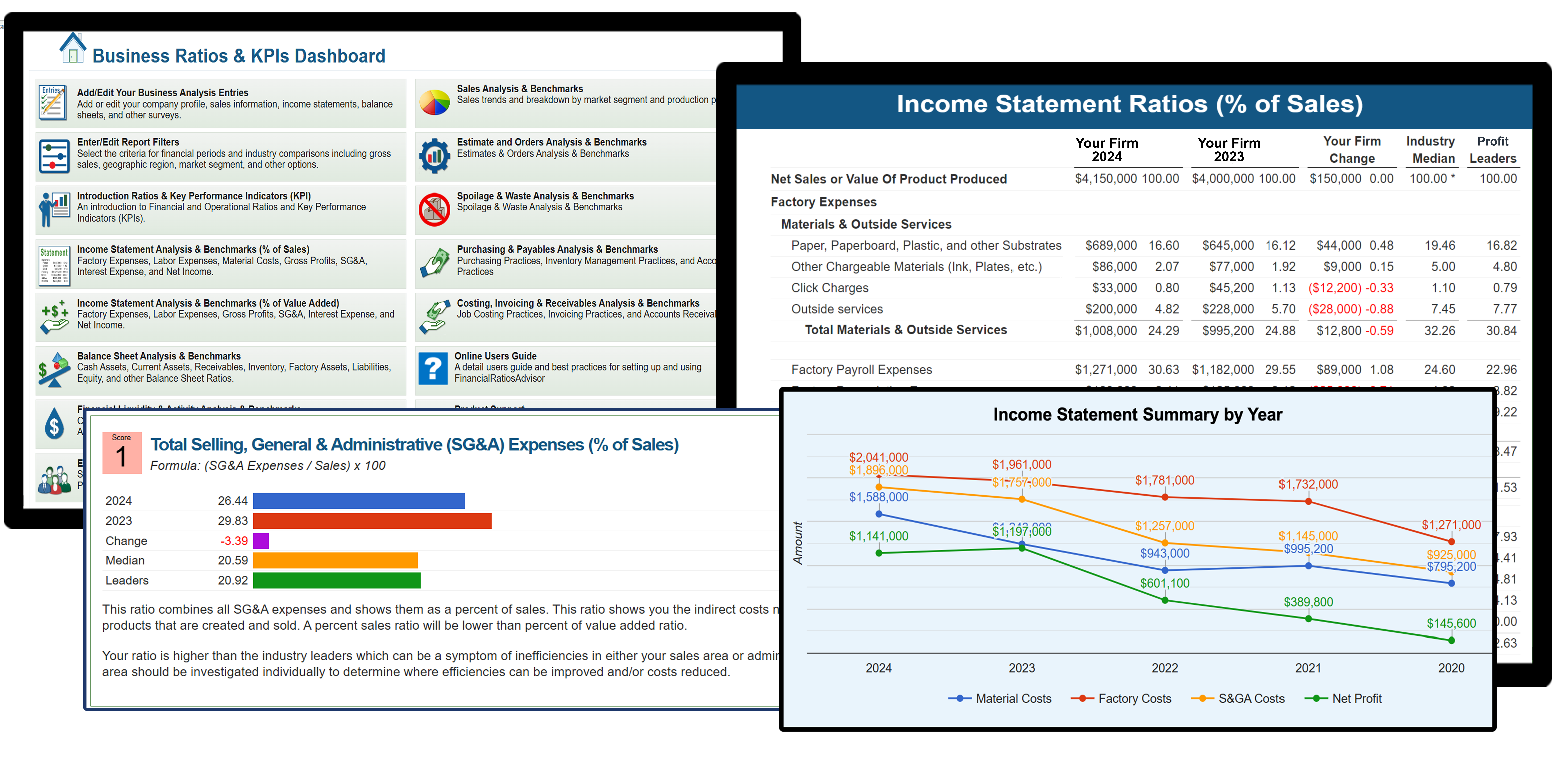 Print Business Advisor Screen Shots