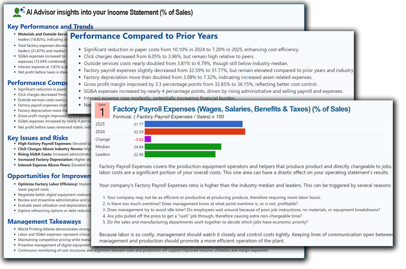 Print Business Advisor Screen Shots