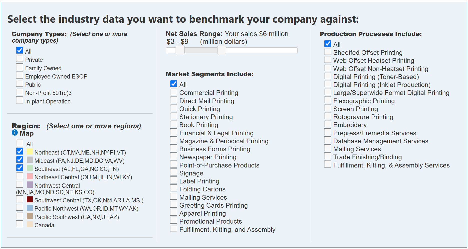 Print Business Advisor Screen Shots